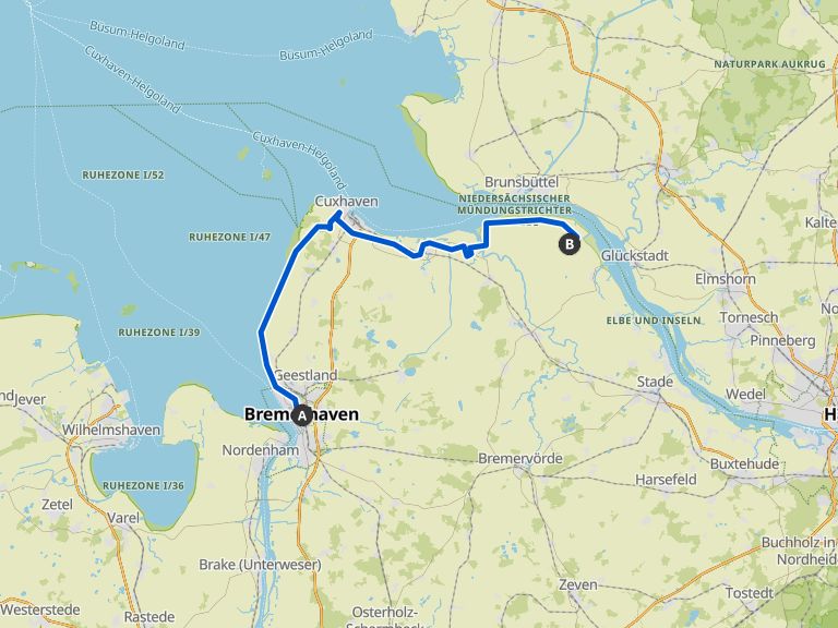 Bremerhaven - Cuxhaven - Freiburg 11.06.2020 | Mountainbike-Tour | Komoot